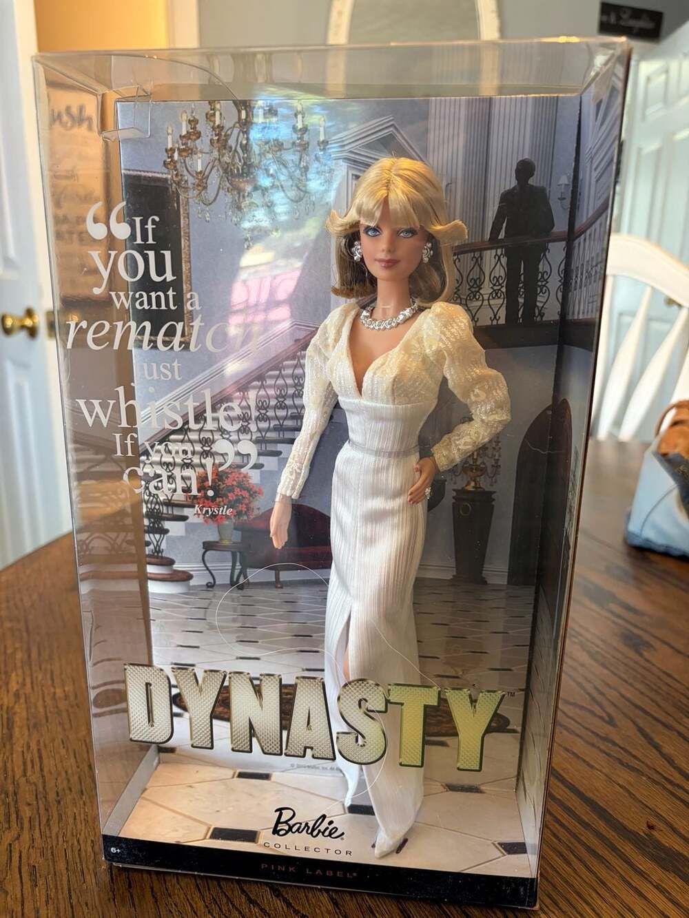 Barbie Dynasty Krystle Carrington Doll Pink Label T7905